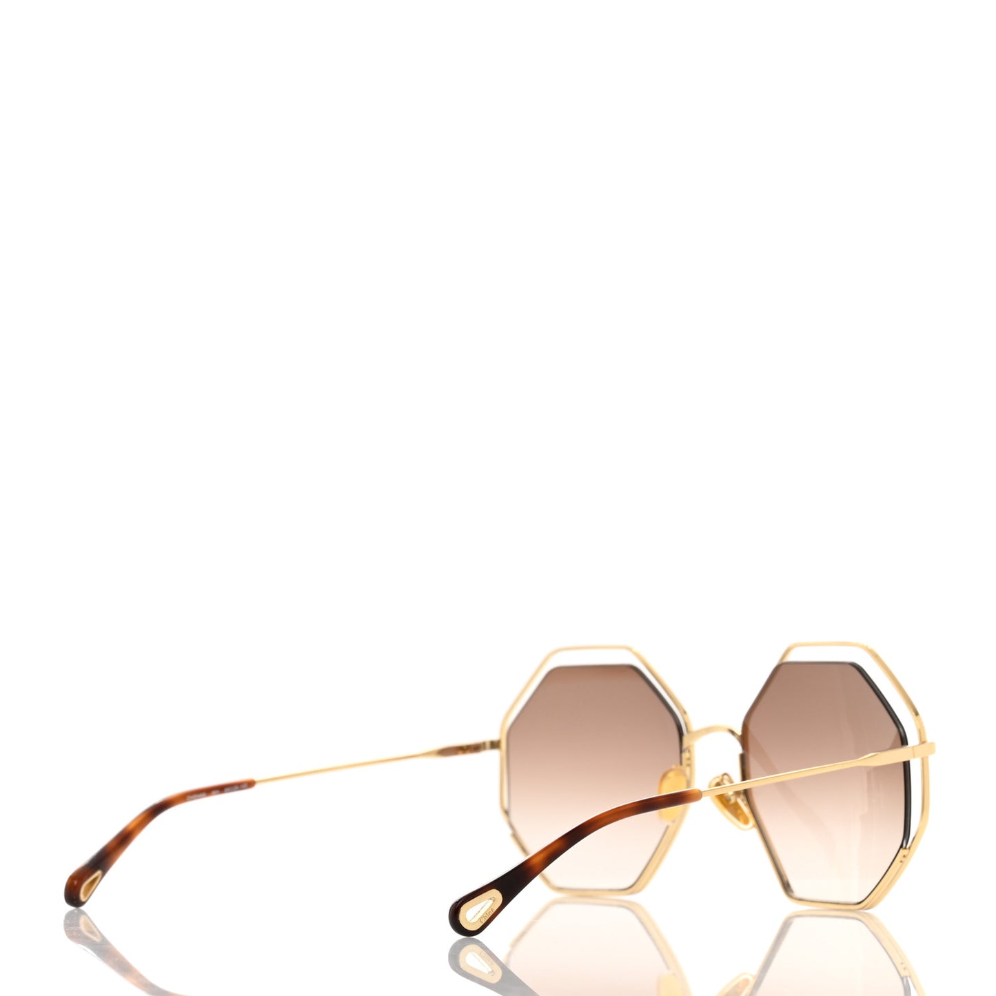Poppy Octagonal Sunglasses CH0046S Havana Brown