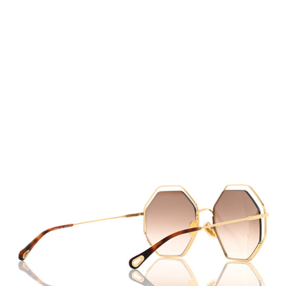 Chloe Poppy Octagonal Sunglasses CH0046S Havana Brown 4 of 7