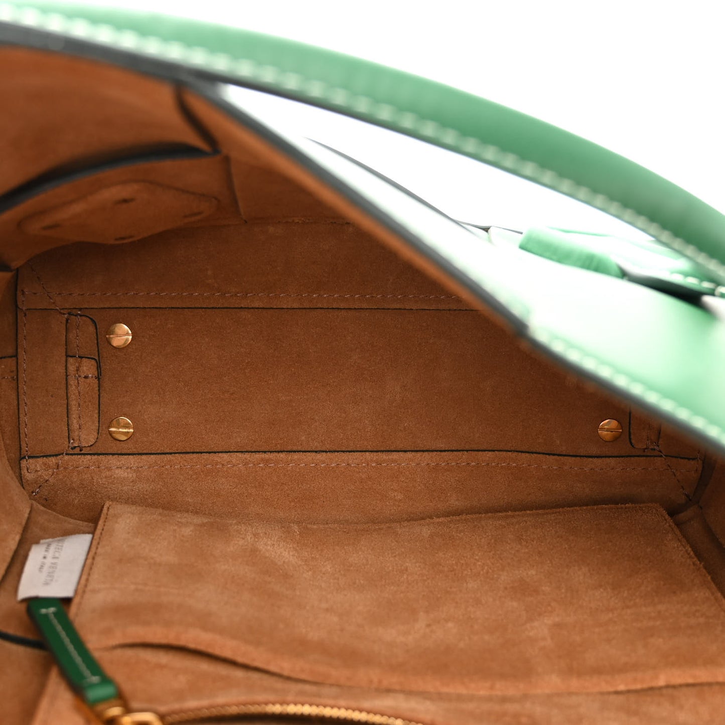 French Calfskin Maxi Intrecciato Arco 33 Racing Green