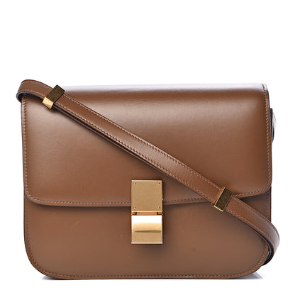 Celine Box Calfskin Medium Classic Box Flap Bag Camel 2 of 12