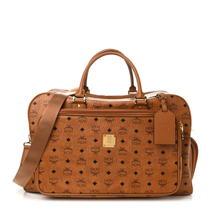 MCM Visetos Large Golf Bag Cognac 1 of 9