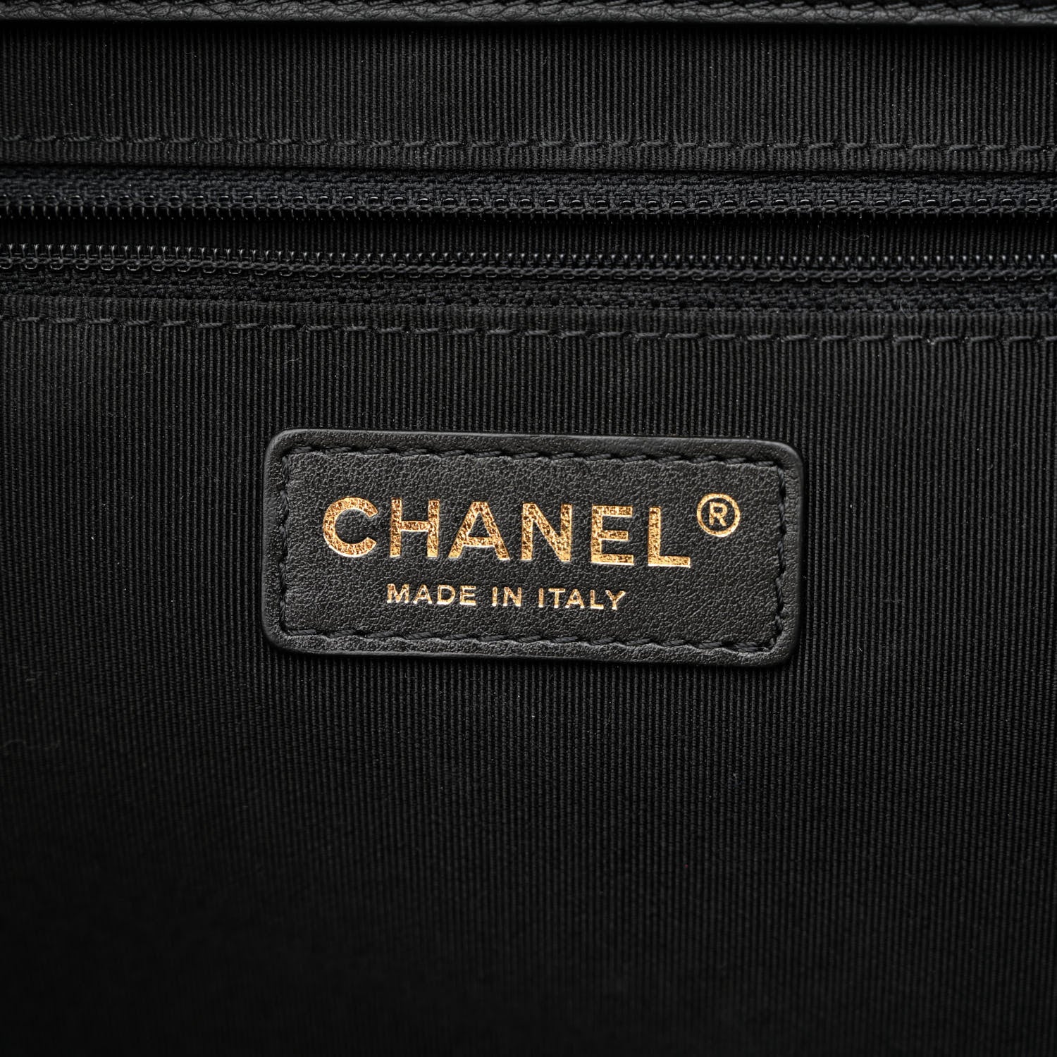 Chanel Bullskin Stitched Medium Shopping Bag Black 6 of 11