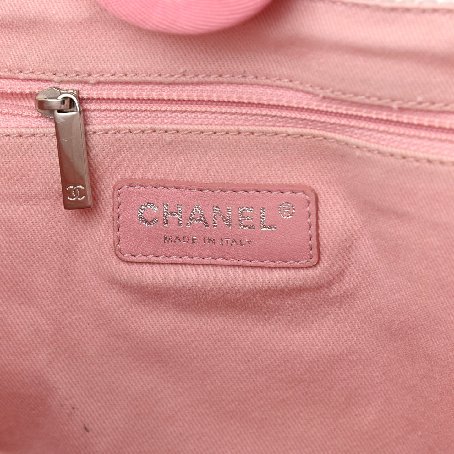 Canvas Small Deauville Tote Light Pink