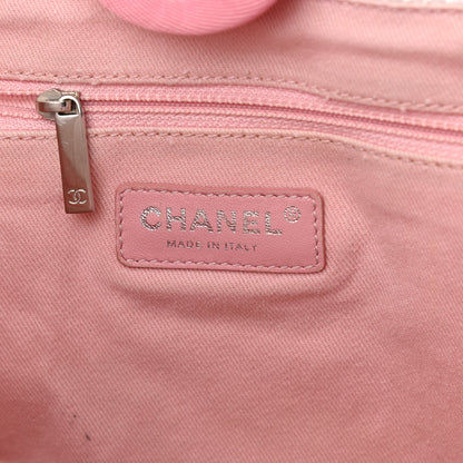 Chanel Canvas Small Deauville Tote Light Pink 6 of 13