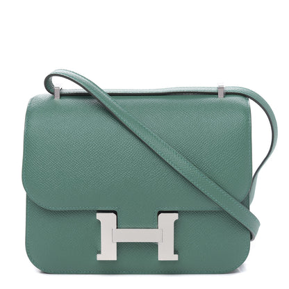 Hermes Epsom Constance 18 Vert Vertigo 1 of 10