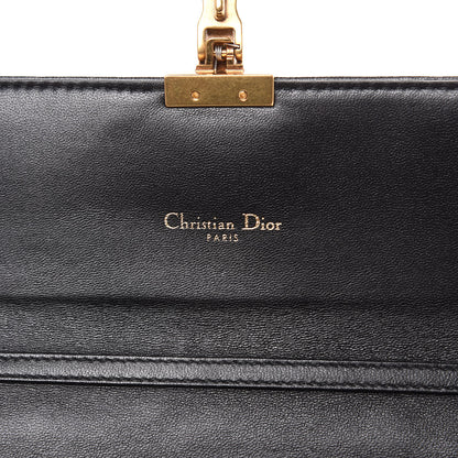 Christian Dior Lambskin Cannage Studded Dioraddict Wallet on Chain Black 5 of 11
