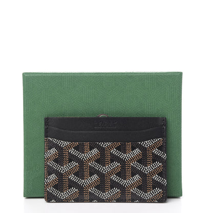 Goyard Goyardine Saint Sulpice Card Holder Black 6 of 6