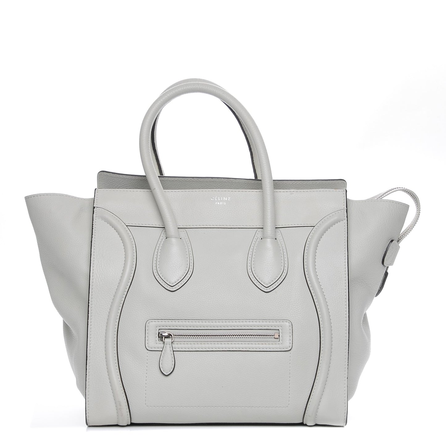 Drummed Calfskin Mini Luggage Lune