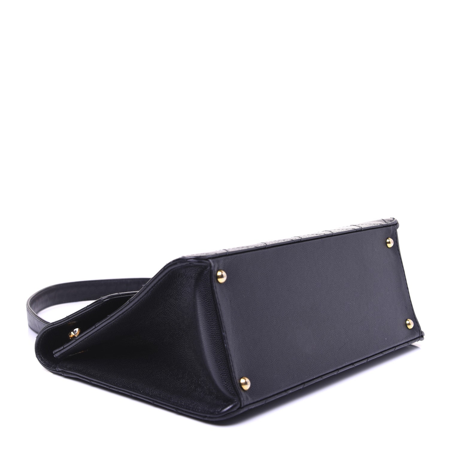 Chanel Caviar Diamond Stitched Flap Shoulder Bag Black 4 of 18