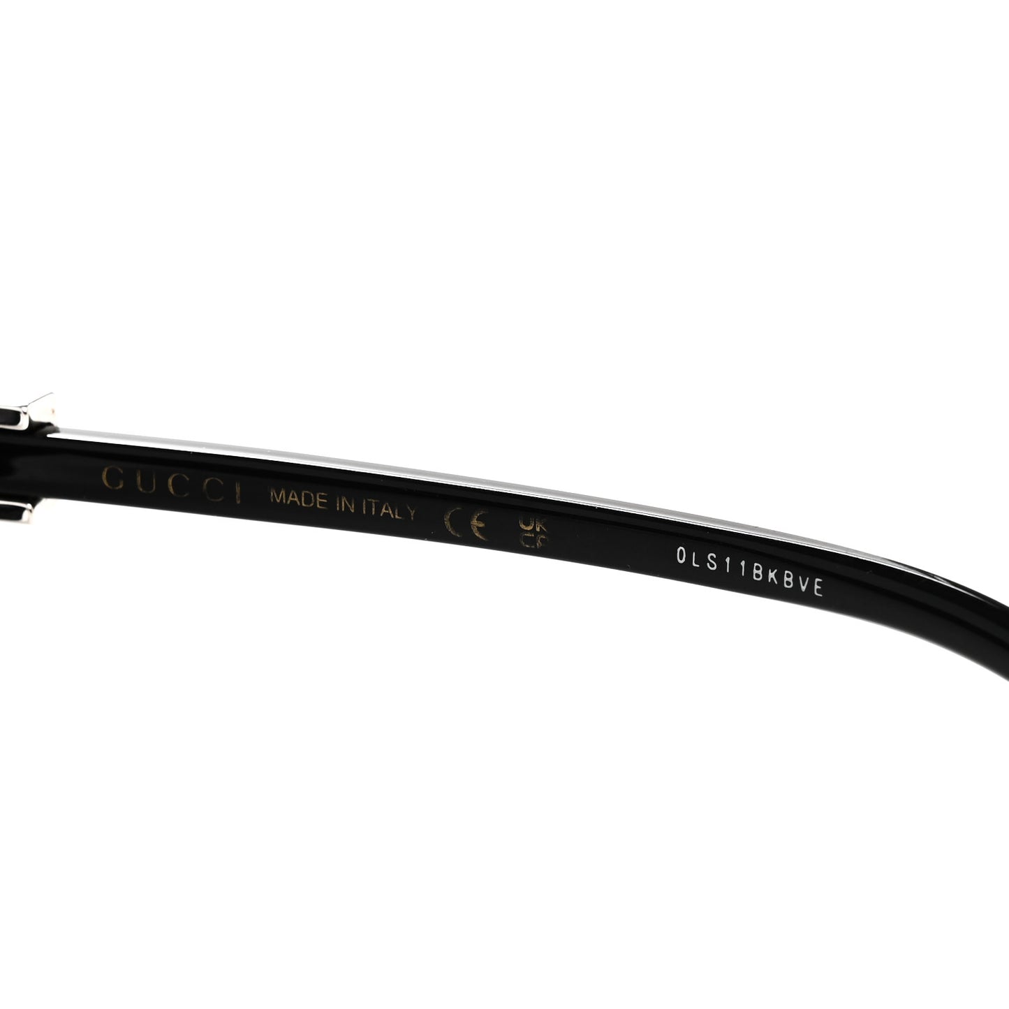 Acetate Oval Sunglasses GG1680S Black