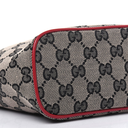 Gucci Monogram GG Pochette Shoulder Bag Navy 9 of 12