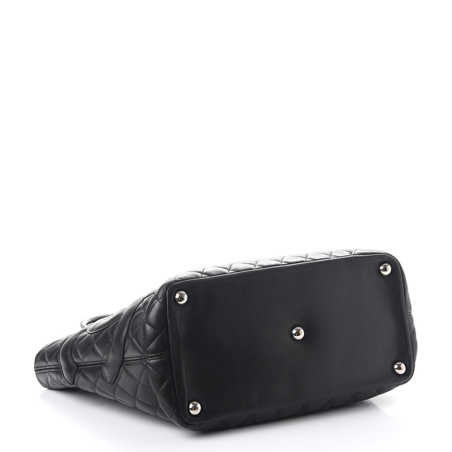 Chanel Calfskin Quilted Large Cambon Tote Black 4 of 12