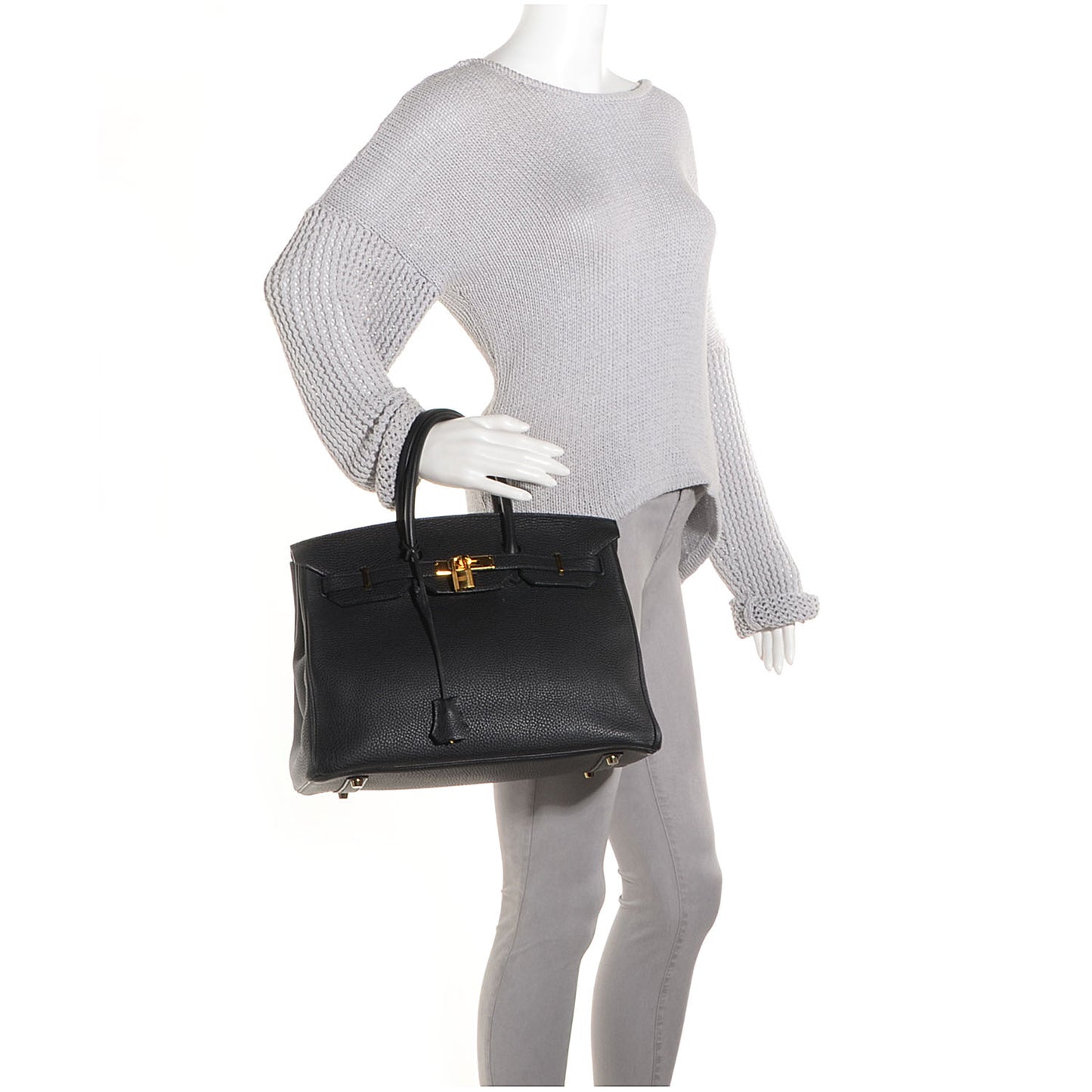 Togo Birkin 35 Black