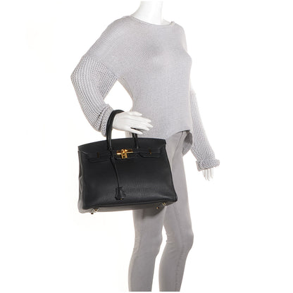 Hermes Togo Birkin 35 Black 2 of 20