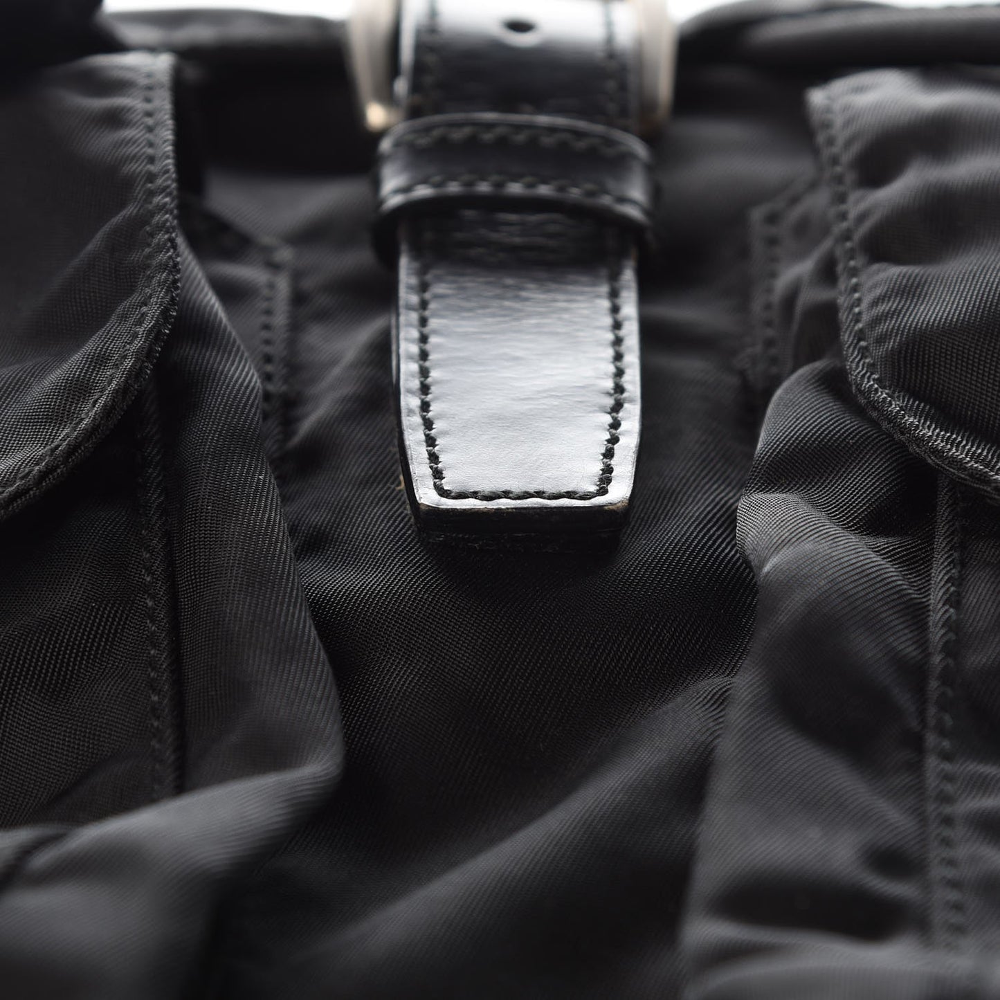 Nylon Vela Medium Backpack Black
