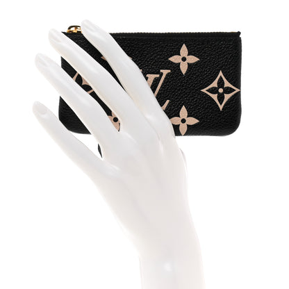 Louis Vuitton Empreinte Monogram Giant Key Pouch Black Beige 2 of 6