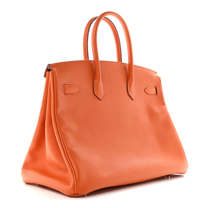 Hermes Epsom Birkin 35 Orange 3 of 10