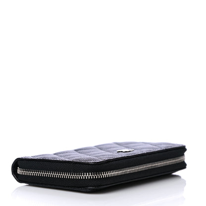 Chanel Caviar Quilted Medium Zip Around Wallet Black 4 of 15