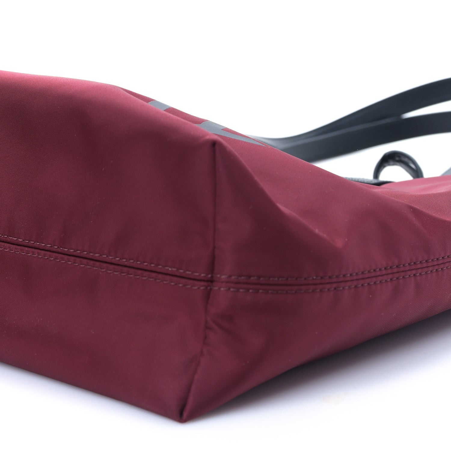 Burberry Nylon Logo Small Ardwell Tote Dark Red 9 of 9