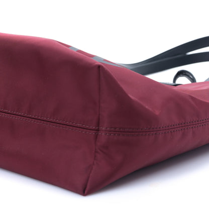 Burberry Nylon Logo Small Ardwell Tote Dark Red 9 of 9