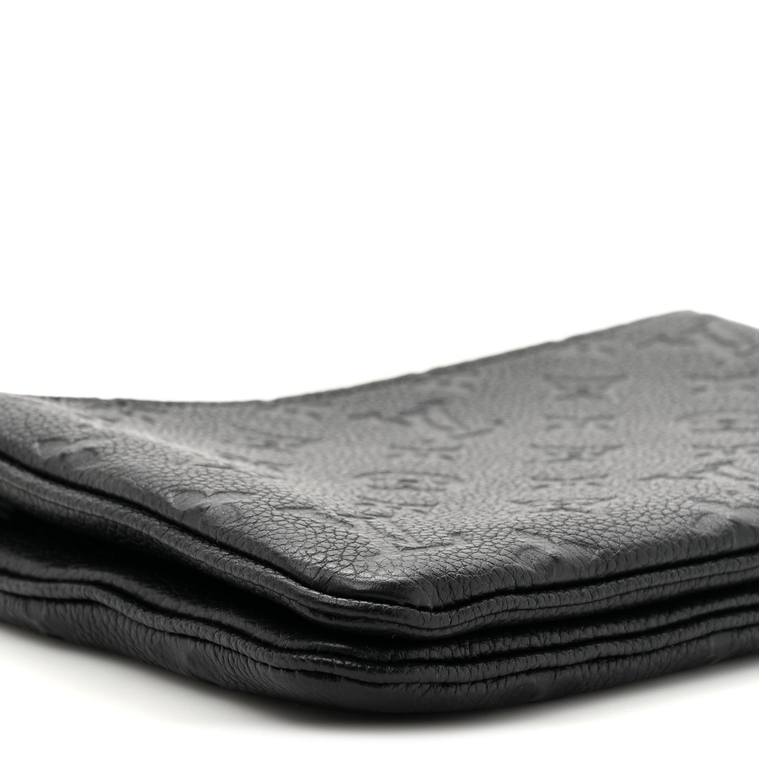 Louis Vuitton Empreinte Double Zip Pochette Black 10 of 10