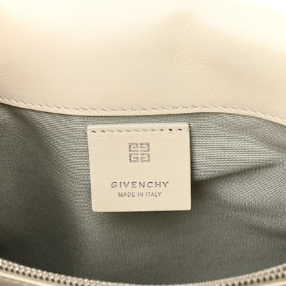 Givenchy Soft Calfskin 4G Embossed Medium Shoulder Bag Ivory 6 of 9
