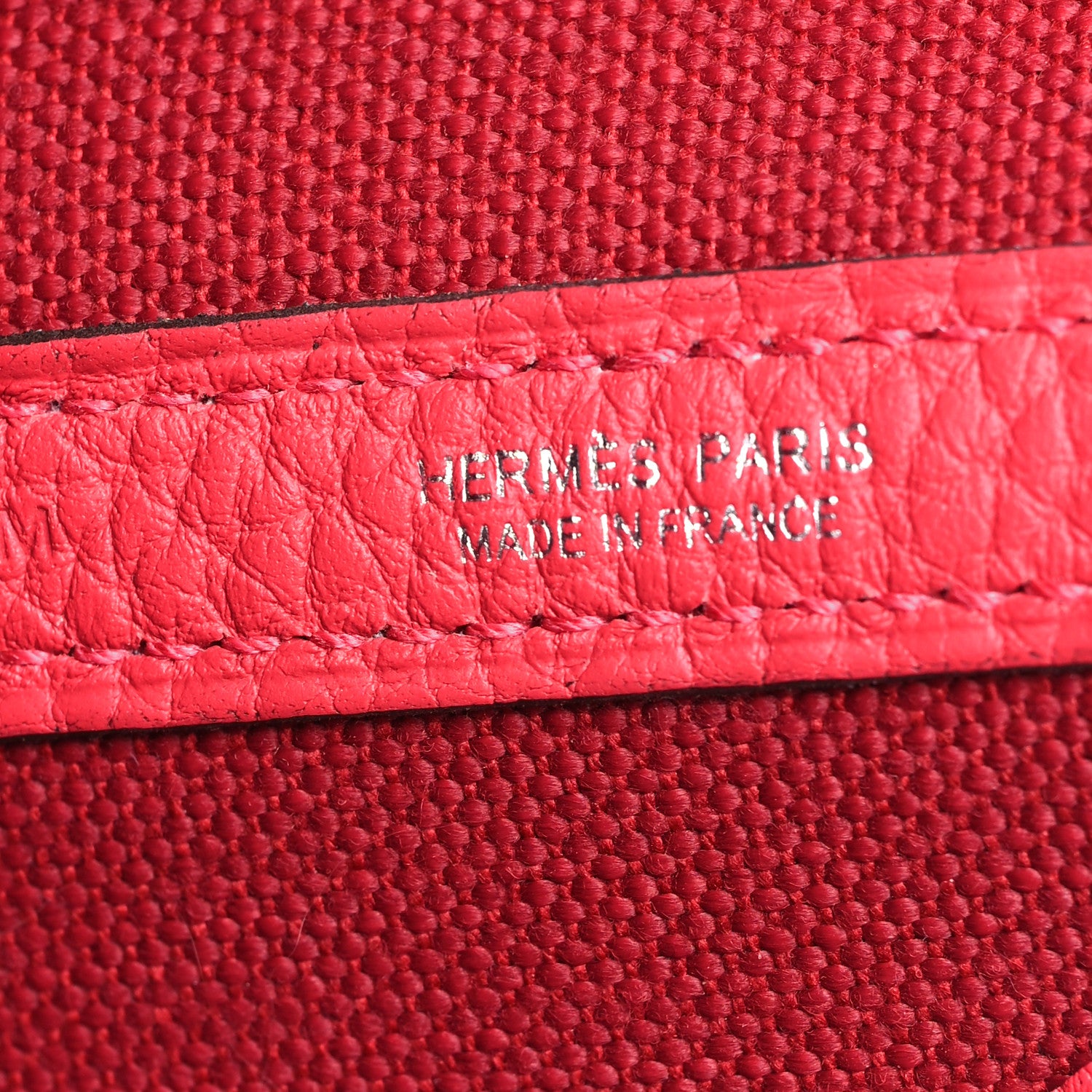 Hermes Toile Militaire Negonda Garden Party 30 TPM Rouge Grenat Bougainvillea 6 of 12