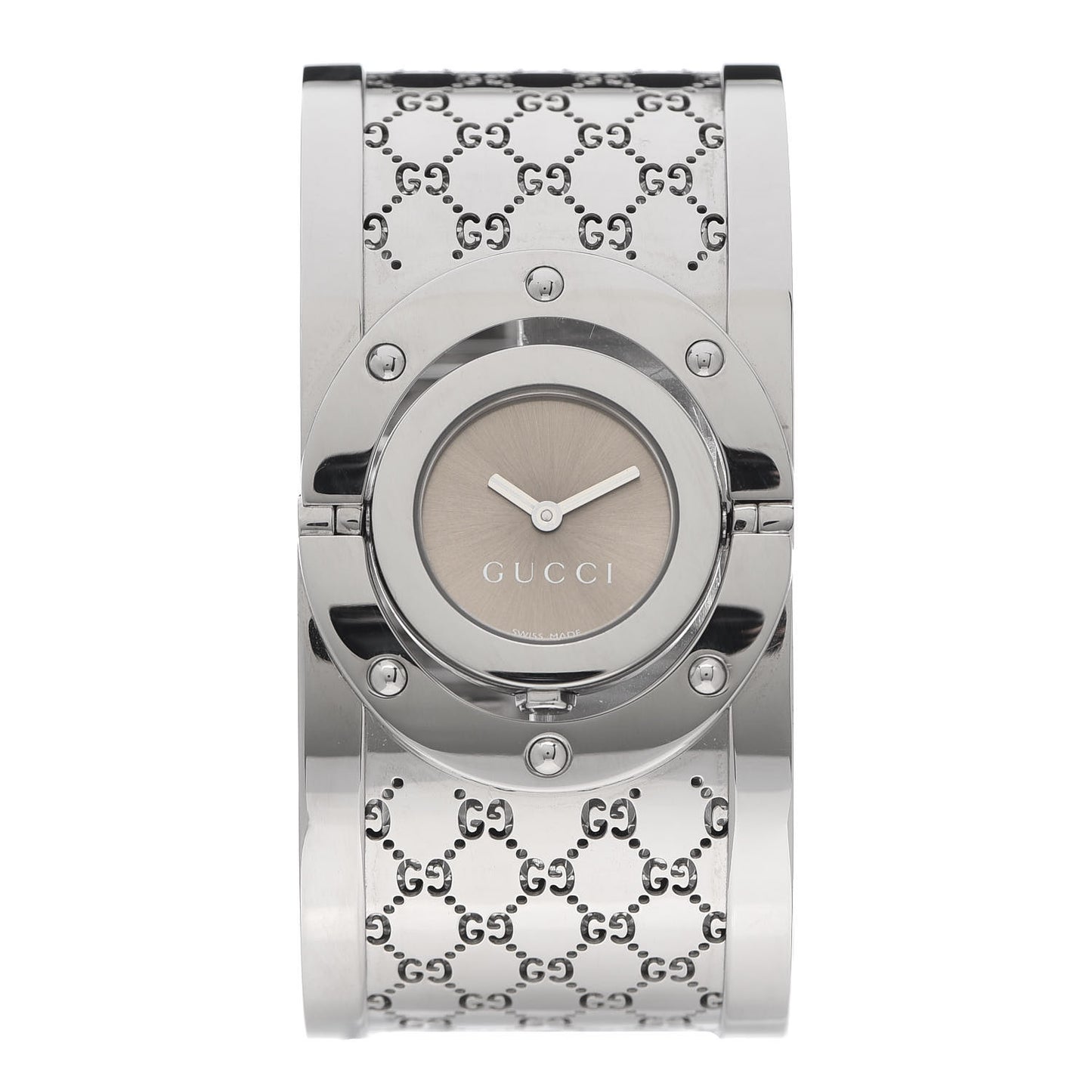 Stainless Steel 33mm Twirl Quartz Watch Brown