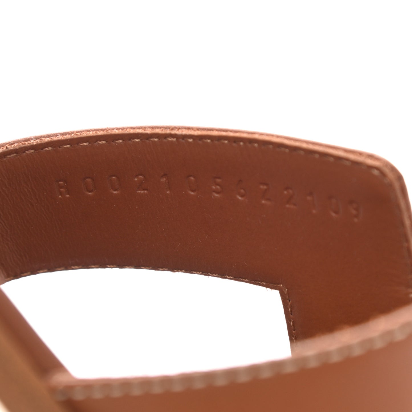 Box Calfskin Oran Sandals 39.5 Gold