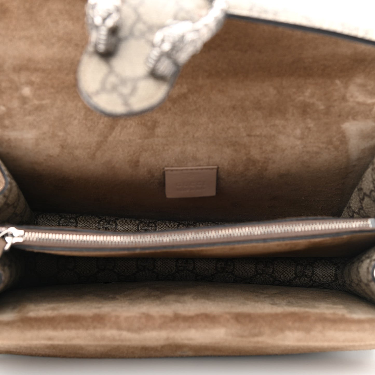 GG Supreme Monogram Small Dionysus Shoulder Bag Taupe