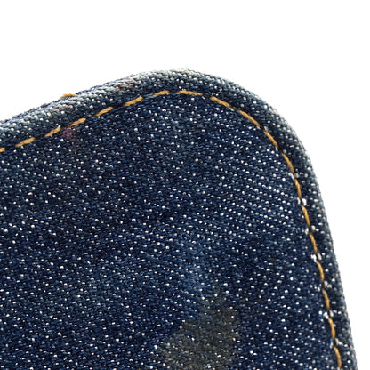 Chanel Denim Quilted Double You Mini Flap Blue Golden 11 of 13