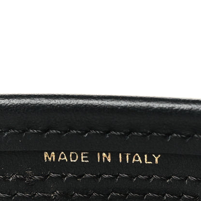Fendi Glazed Fabric Vitello Century FF 1974 Stamp Patch Mini Peekaboo Defender Cover Mogano Panna Black 7 of 10