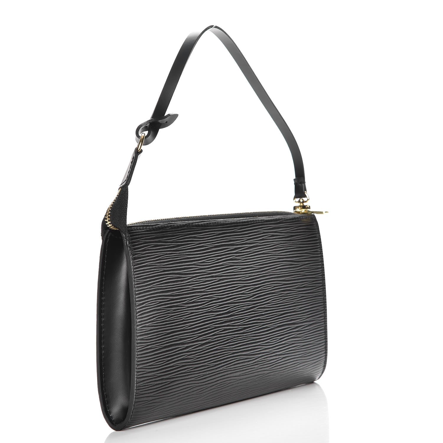 Louis Vuitton Epi Pochette Accessories 24 Black 3 of 8