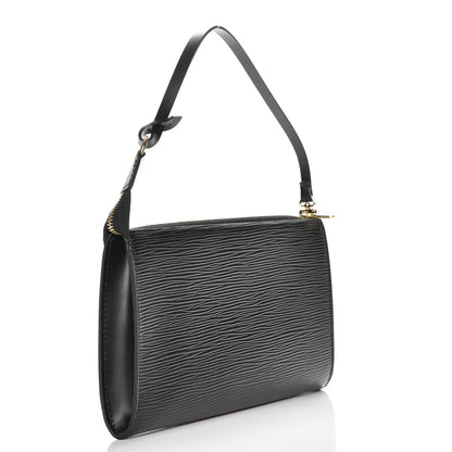 Louis Vuitton Epi Pochette Accessories 24 Black 3 of 8