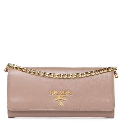 Prada Vitello Move Chain Wallet Cammeo 1 of 12