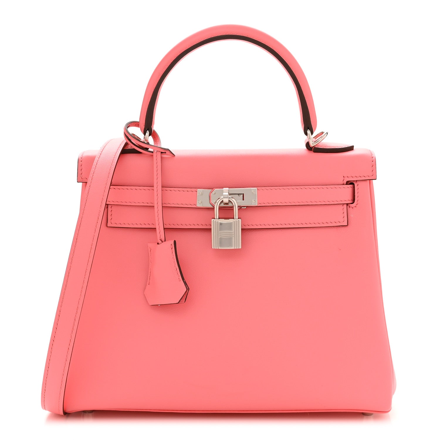 Hermes Swift Kelly Retourne 25 Rose Azalee 1 of 13