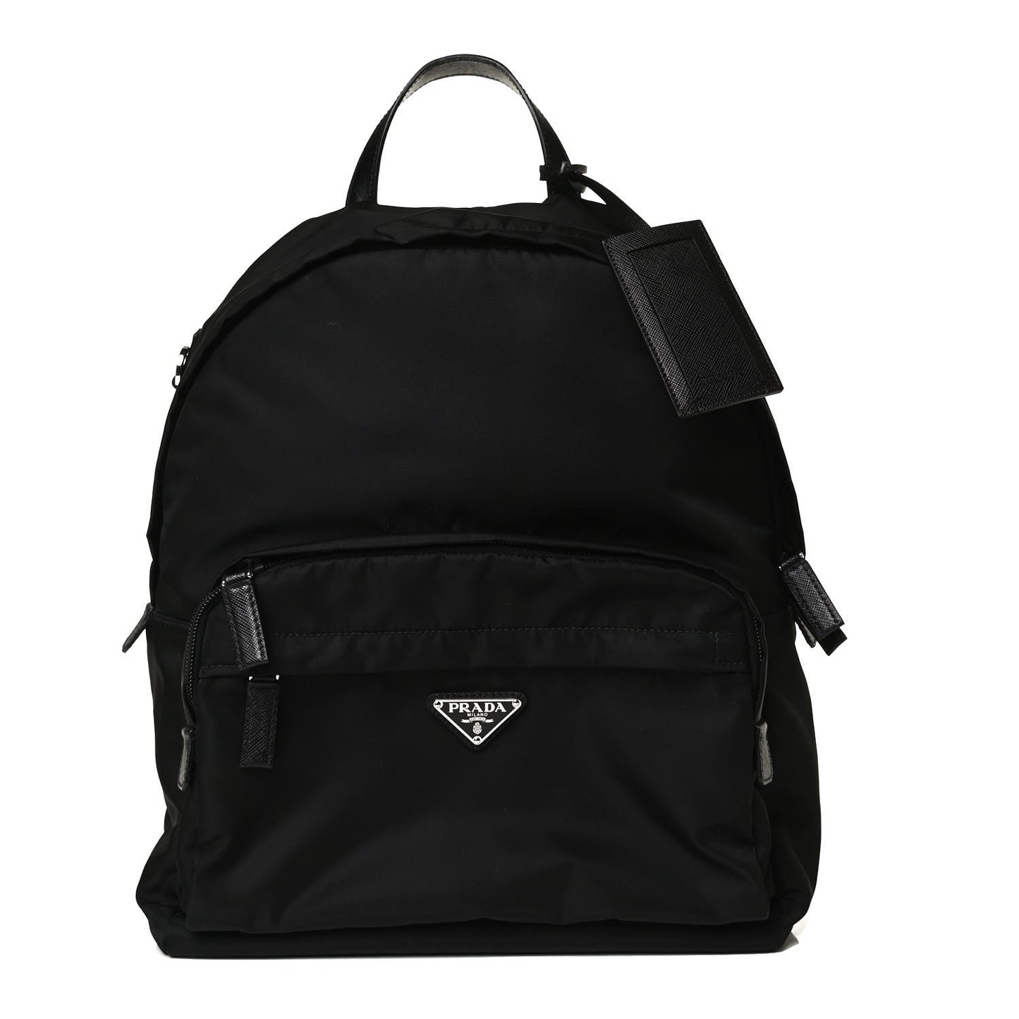 Nylon Tessuto Saffiano Backpack Black