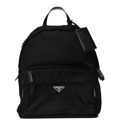 Prada Nylon Tessuto Saffiano Backpack Black 1 of 11