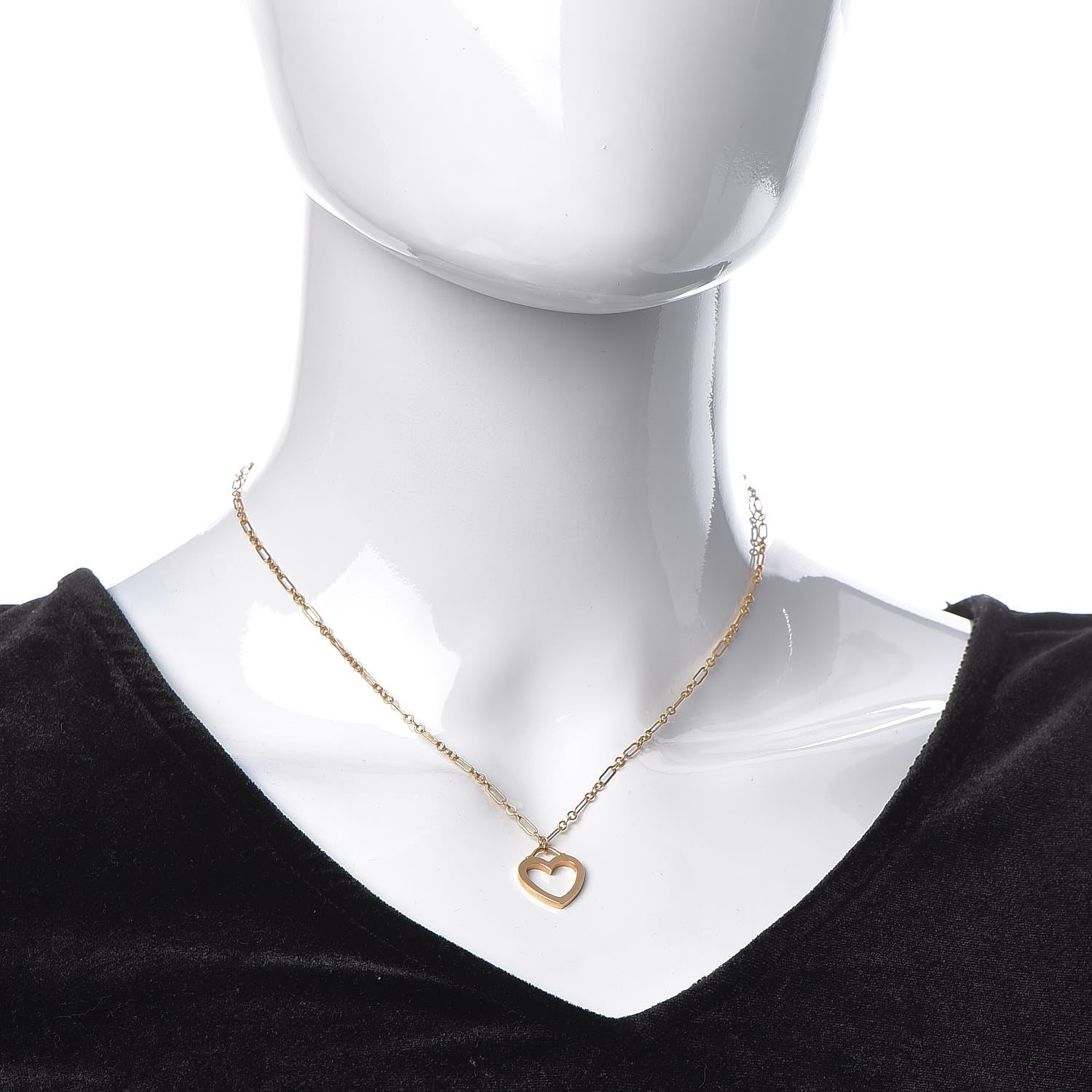 Tiffany 18K Rose Gold Small Sentimental Heart Pendant Necklace 2 of 7