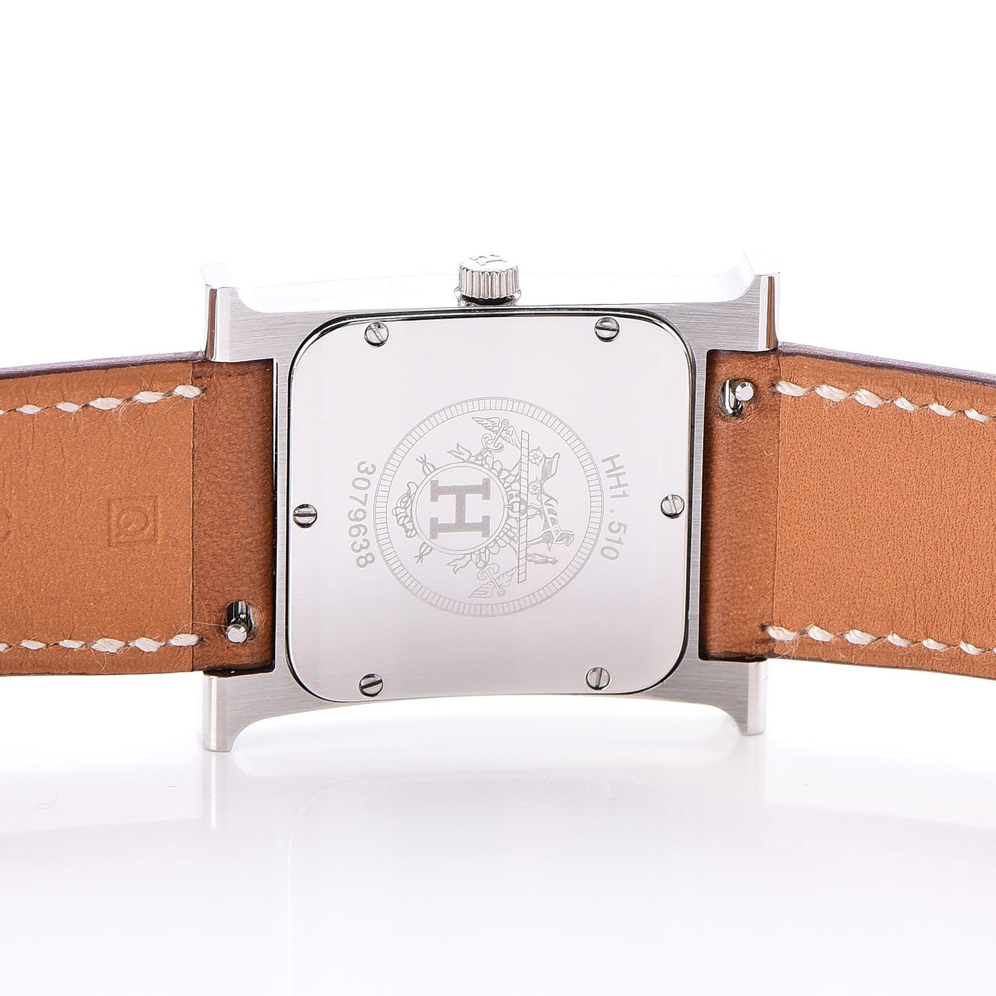 Stainless Steel Barenia 26mm Heure H Hour Quartz Watch Fauve