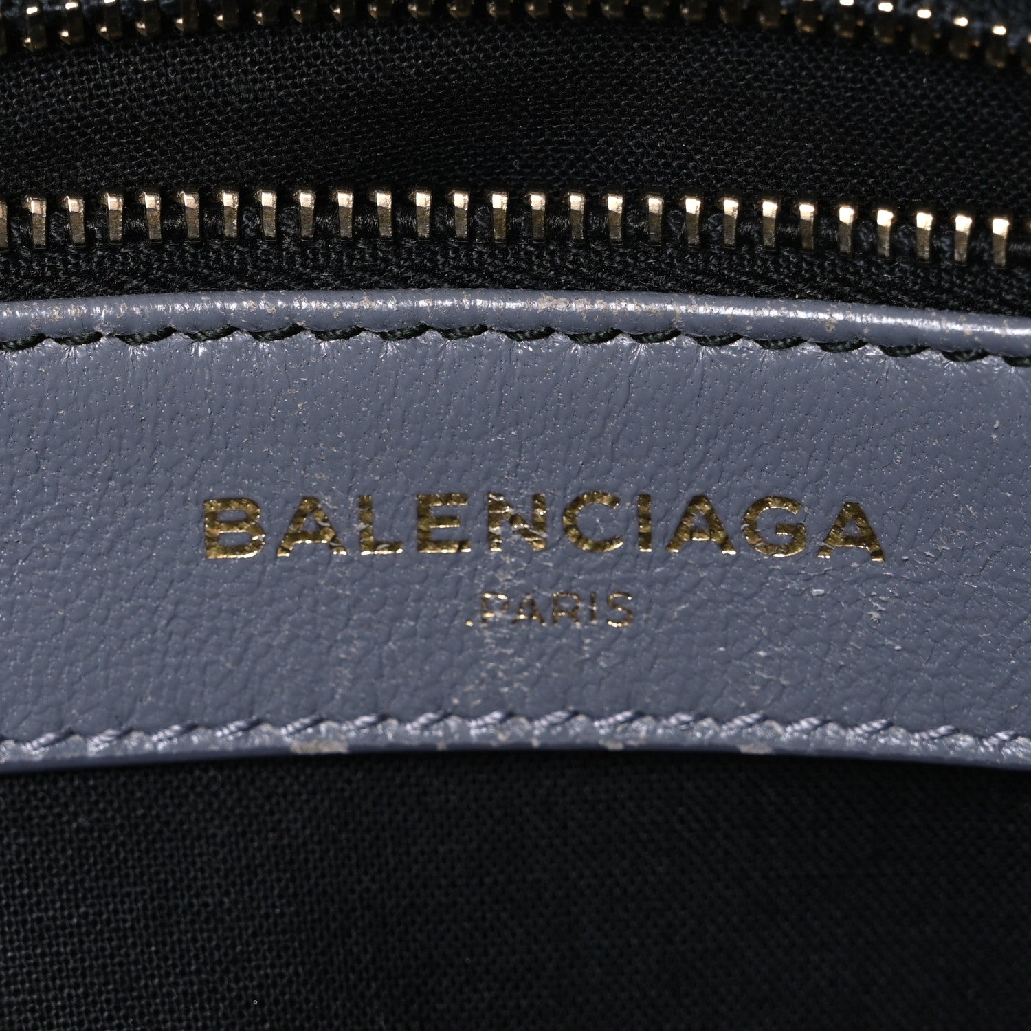Balenciaga Calfskin Crocodile Embossed Giant 12 Gold Hardware City Gris Beton 7 of 12