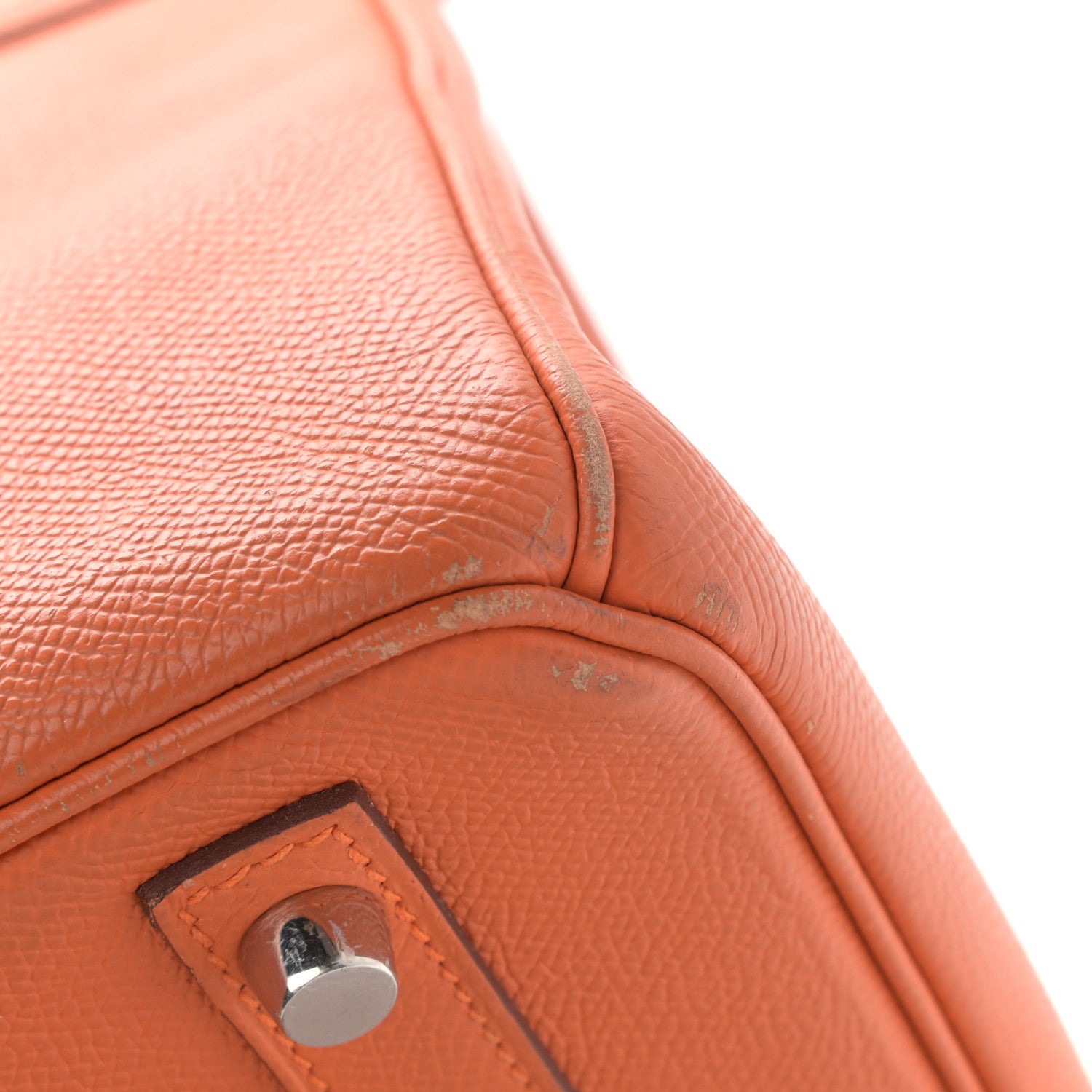 Hermes Epsom Birkin 30 Orange 12 of 24