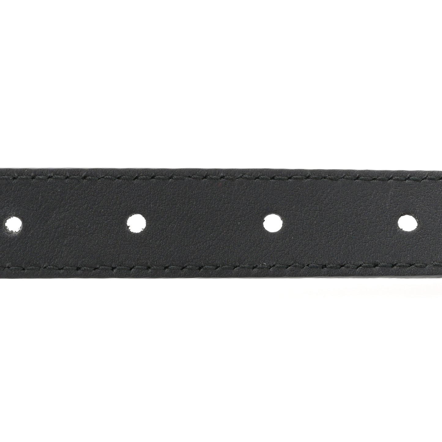 Calfskin Queen Margaret Bee Belt 80 32 Black