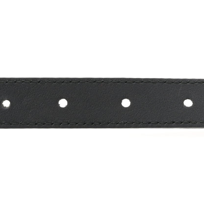 Gucci Calfskin Queen Margaret Bee Belt 80 32 Black 4 of 5