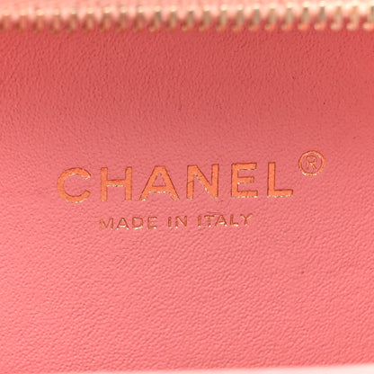 Chanel Caviar Quilted Small CC Filigree Vanity Case Rose Pink 6 of 14