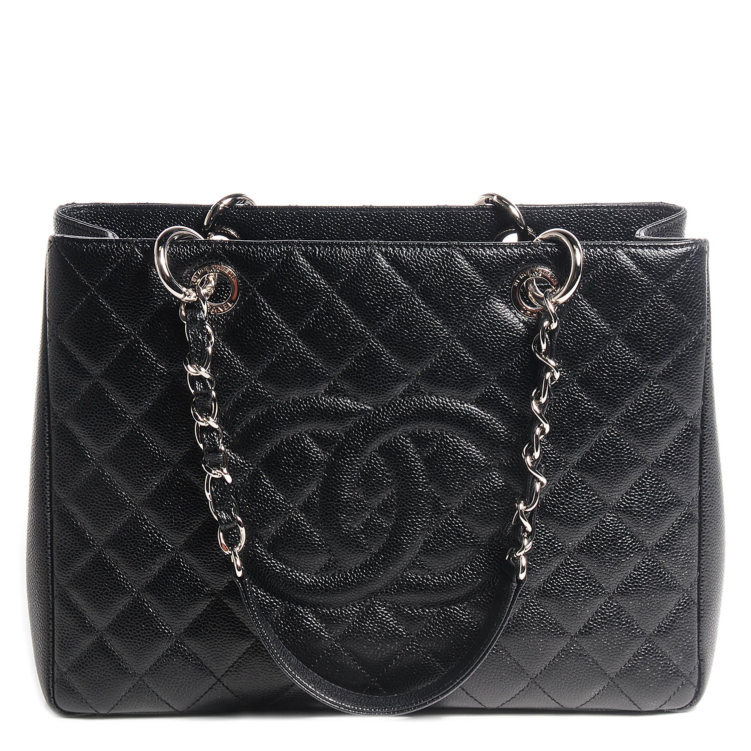 Chanel Caviar Grand Shopping Tote GST Black 1 of 7