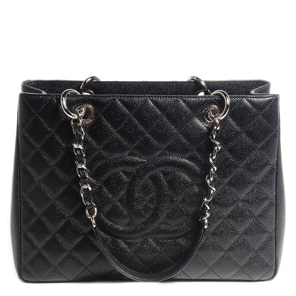 Chanel Caviar Grand Shopping Tote GST Black 1 of 7