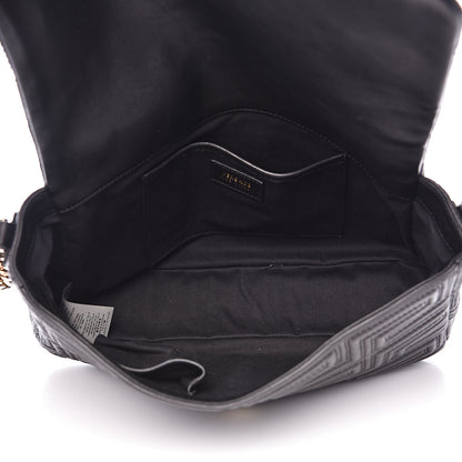 Versace Nappa Quilted Shoulder Bag Black 4 of 12