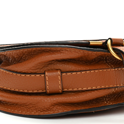 Chloe Calfskin Mini Marcie Round Crossbody Bag Tan 10 of 14
