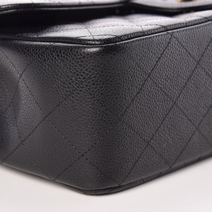 Chanel Caviar Quilted Jumbo Double Flap Black 8 of 10